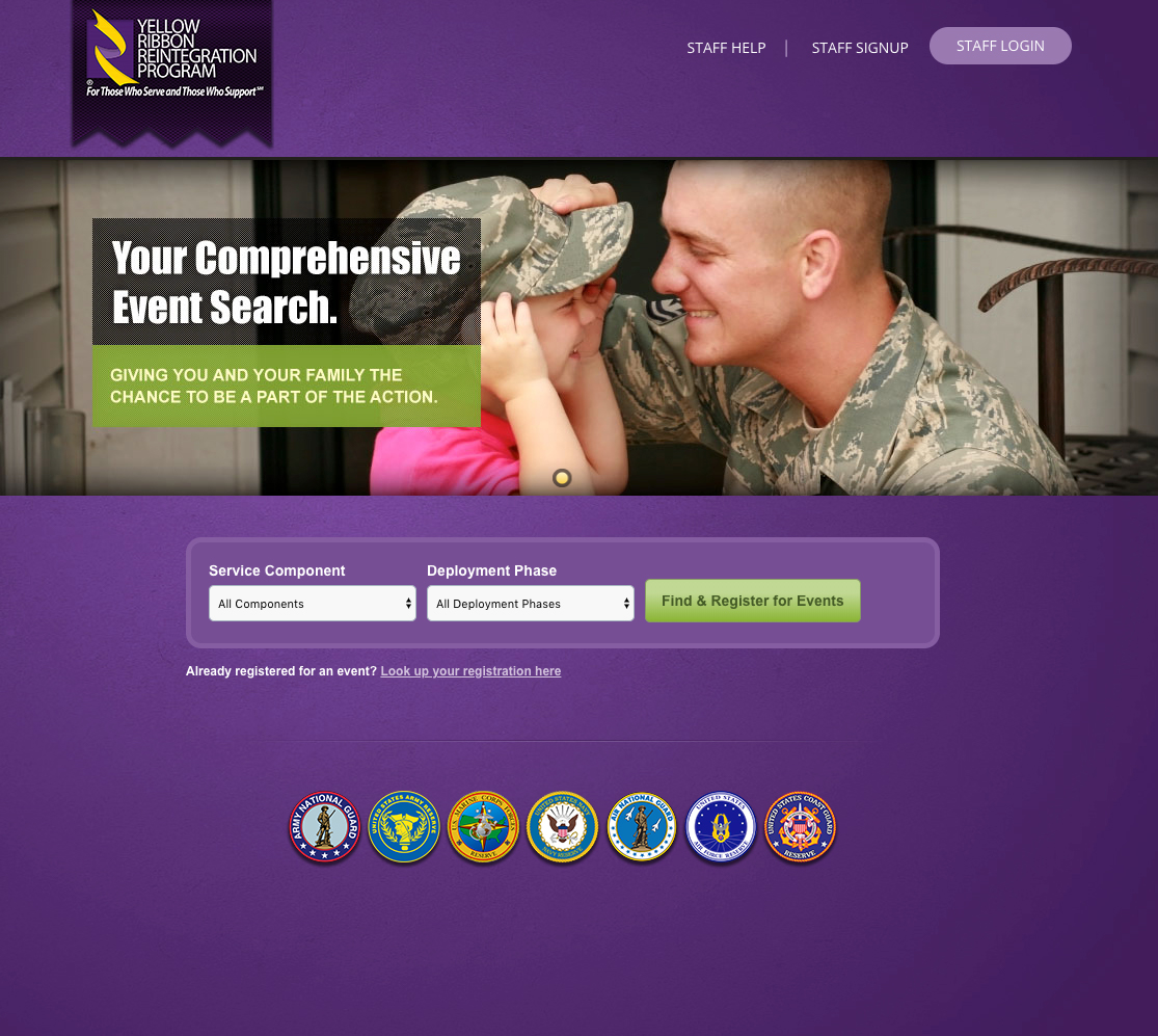 Old EventPlus homepage
